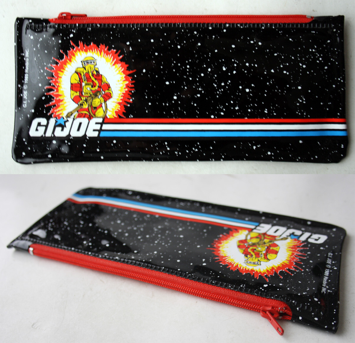 RARE VINTAGE 1989 G I JOE BLOWTORCH PENCIL CASE BAG HASBRO INC NEW