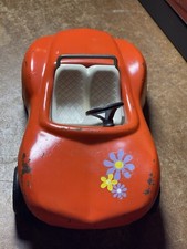 Vintage Tonka Diecast Orange Dune Buggy With Flowers 1970s Made In USA