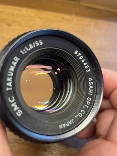 *Near Mint* Pentax ESII ES II Black Film Camera SMC Takumar 55mm F/1.8 From JPN - Picture 13 of 22