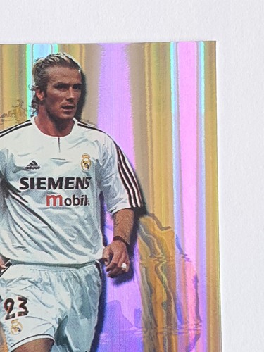 2003-04 David Beckham 1st year Real Madrid #588 Mundicromo Las Fichas de La Liga - Picture 3 of 12