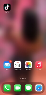 Apple iPhone 13 with TikTok App Installed 