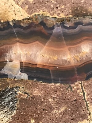 1 sehr großer Achat Agate Natur Deutschland Sachsen Skt. Egidien (AC3-8)