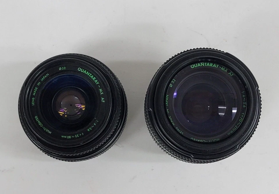 Quantaray-MX AF 1:4 F=35-80mm / Quantaray-MX AF 1:4 f=70-210mm Minolta AF Lens - Image 2 of 4