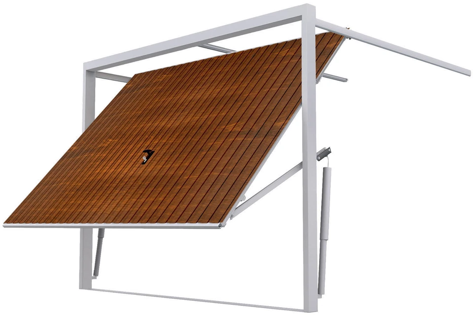 Garagentor Schwingtor optional mit antrieb Tür Tor auf Maß Anthrazit Stahltor - Bild 3 von 4