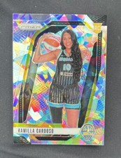 2024 Panini Prizm WNBA #149 Kamilla Cardoso Cracked Ice Prizms Chicago Sky