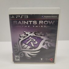 Saints Row: The Third (PS3 Sony PlayStation 3) Game + Case No Manual Tested