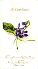 1897 L. Prang & Co. Easter Greeting Calling Card – Boston Floral Design