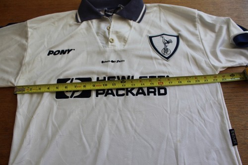 LARGE TOTTENHAM HOTSURS FC VTG Soccer JerseY 1995-96 -97 Home GENUINE PONY HP XL - Picture 2 of 8