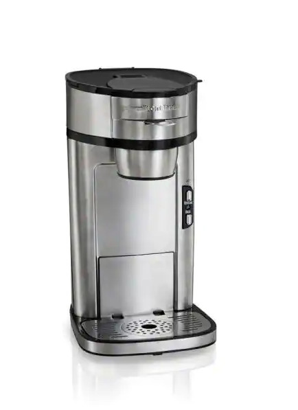 Hamilton Beach Scoop Single Serve Coffee Maker Fast Brewing Stainless Steel NEW Photo Related