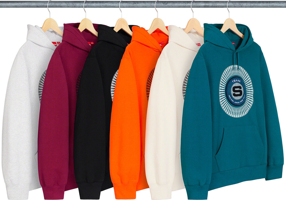 Supreme Chenille Applique Hooded Sweatshirt FW20 (FW20SW7) Men Sizes M-XL