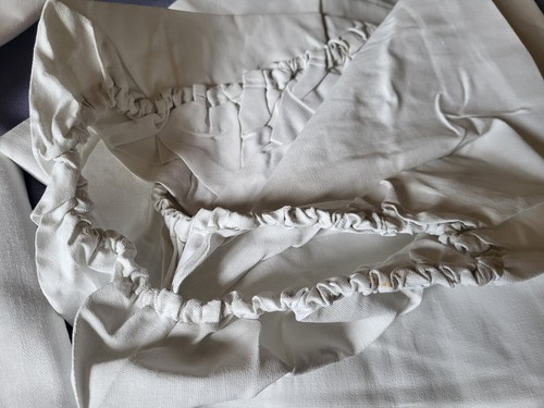 N08 Parure de Lit 2p complète en coton percale Vintage 60 70 Bed cotton set 2p - Picture 8 of 13