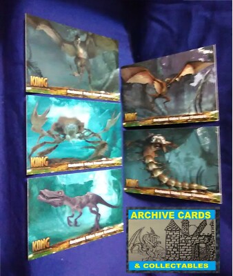 2005 Topps King Kong 8th Wonder Exclusive Video Game Creature Insert card SET