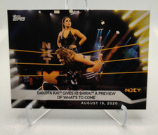 2021 Topps WWE Women's Division #60 Dakota Kai Io Shirai wrestling card