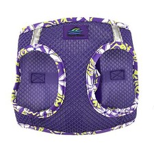 Doggie Design Choke Free Dog Harness Hawaiian Trim Paisley Purple Size XXS-3XL