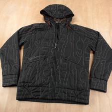 Salomon 1947 Lightweight Mid Layer Quilted Insulated Hooded Zip Up Jacket Medium