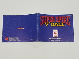 Super Spike V 'Ball Authentic Original NES Nintendo Manual Only