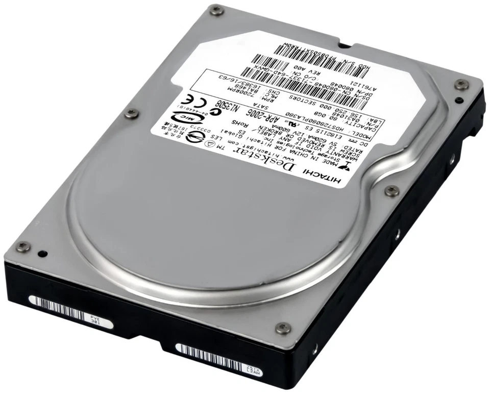 Hard Drive Dell 08D048 HDS728080PLA380 80GB 7200U/Min 8MB SATA II 3.5 " - Image 2 of 3