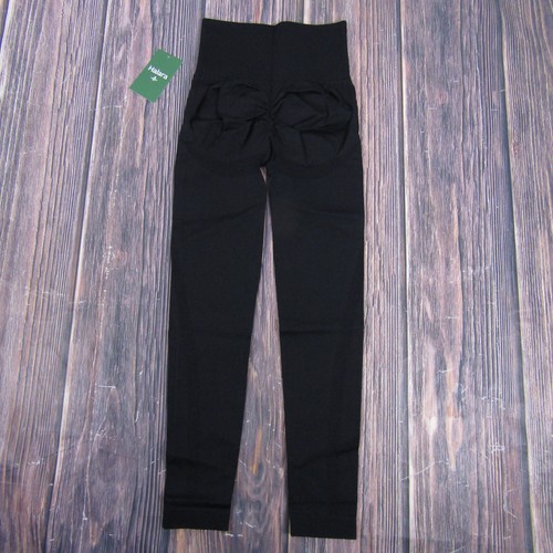 Halara NEW NWT Womens XS Black Leggings Butt Scrunch Yoga Gym Workout 7/8 - Picture 3 of 4