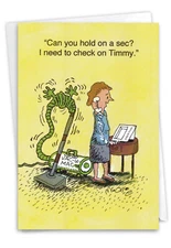 1 Funny Mother's Day Card with Envelope - Missing Timmy C9241MDG