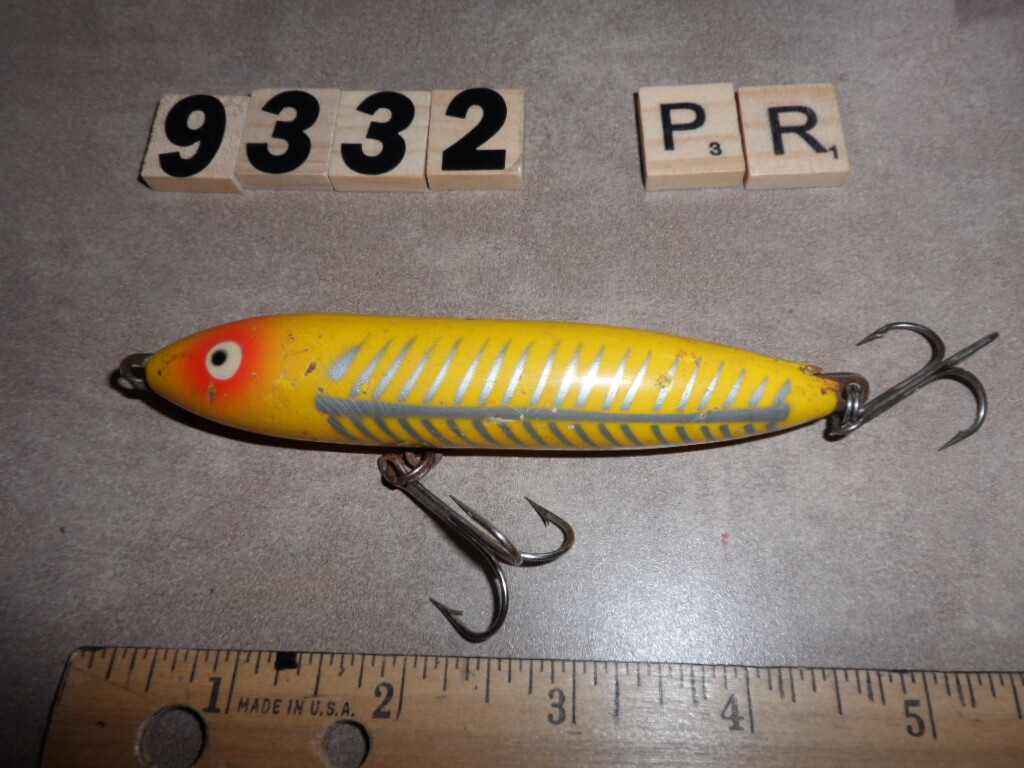 OLD Heddon 1st zara RHF 1950s！ T9332 PR VINTAGE HEDDON ZARA SPOOK