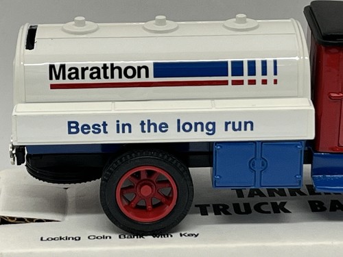 Ertl Marathon Vintage Tanker Truck DieCast Bank 1:25 Scale American Classic New - Picture 11 of 23