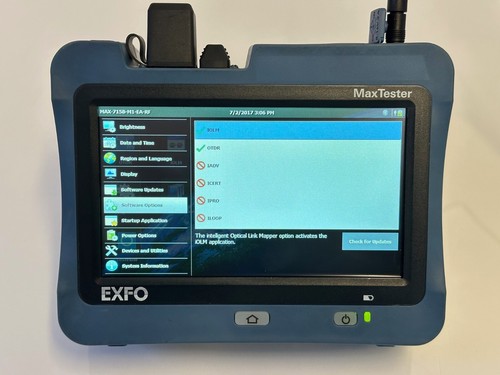 EXFO MAX-715B-M1-EA-RF OPTIONS IOLM , OTDR, 1310/1550 w/ Cables and Bag - Picture 5 of 20