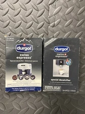 Durgol Swiss Espresso Special Decalcifier Lot Of 4 (4.2) Fl. Oz. Bottles