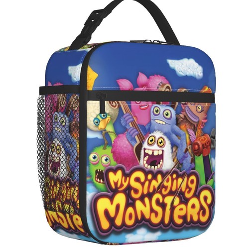 My Singing Monsters Thermo Brotzeittasche Tasche Kühlbox Thermo Brotdose Kinder - Bild 32 von 32