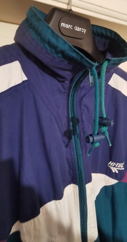 Vintage Hi Tec Shell Zip Up Tracksuit Jacket Top "Anthony" 09428 Size Medium - Imagen 13 de 16