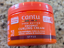 Cantu Coconut Curling Cream with Shea Butter for Natural Hair - 12 oz