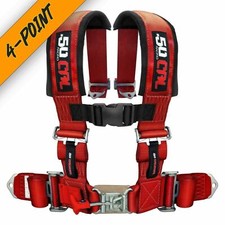 Red 4 Point Safety Harness 2 Inch Seat Belt Sand Rail Dune Buggy Jp Crawler