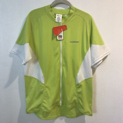 SCATTANTE  biking Shirt Cool Plus Fiver XXL Green/ White 