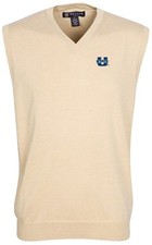 Oxford NCAA Utah State Aggies Men's Bristol Sweater Vest (Oyster, X-Large)