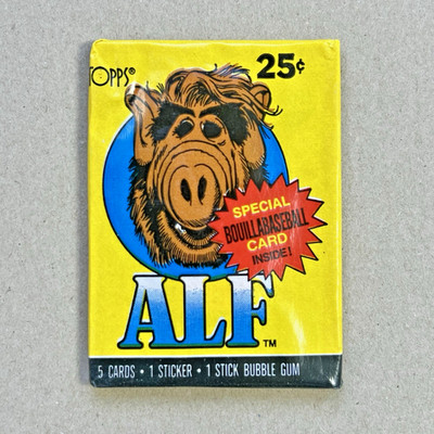 ALF Serie 1 (1987) Trading Cards Booster Pack - Topps - No Problemo
