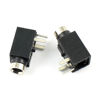 5pcs PJ210A 2.5mm Audio Connector Socket Female 3 Pin DIP Headphone Jack