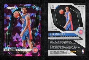 2024-25 Panini Prizm Purple Ice Prizm /149 Ron Holland II #269 Rookie RC