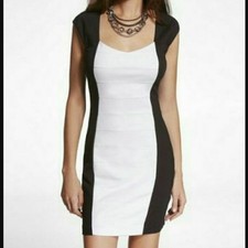 express body-con tuxedo dress size 0