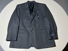 NeW Chaps Ralph Lauren Blazer Men  s 44R Sport Coat Jacket NWT 225 FLAW