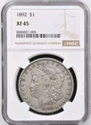 1892 NGC XF45 Morgan Silver Dollar Nice Coin!! Bx 1 7