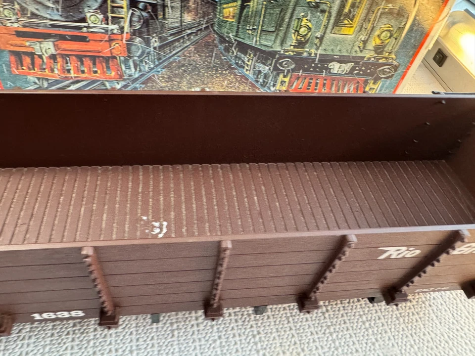 🚂 G SCALE -BACHMANN RIO GRANDE HIGH SIDED GONDOLA L👀K💥G787 - Image 3 of 4