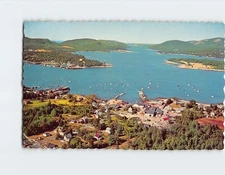 Postcard Southwest Harbor And Somes Sound Mt. Desert Island Maine USA