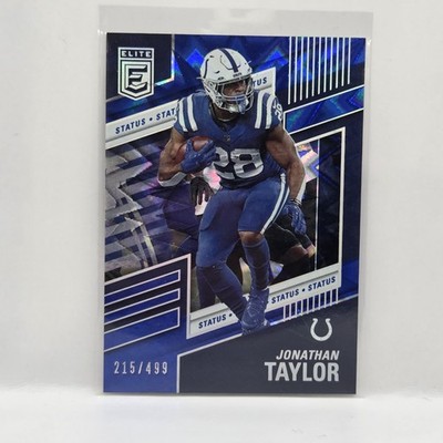 Jonathan Taylor 2022 Donruss Elite #27 Status Explosion Indianapolis Colts #/499