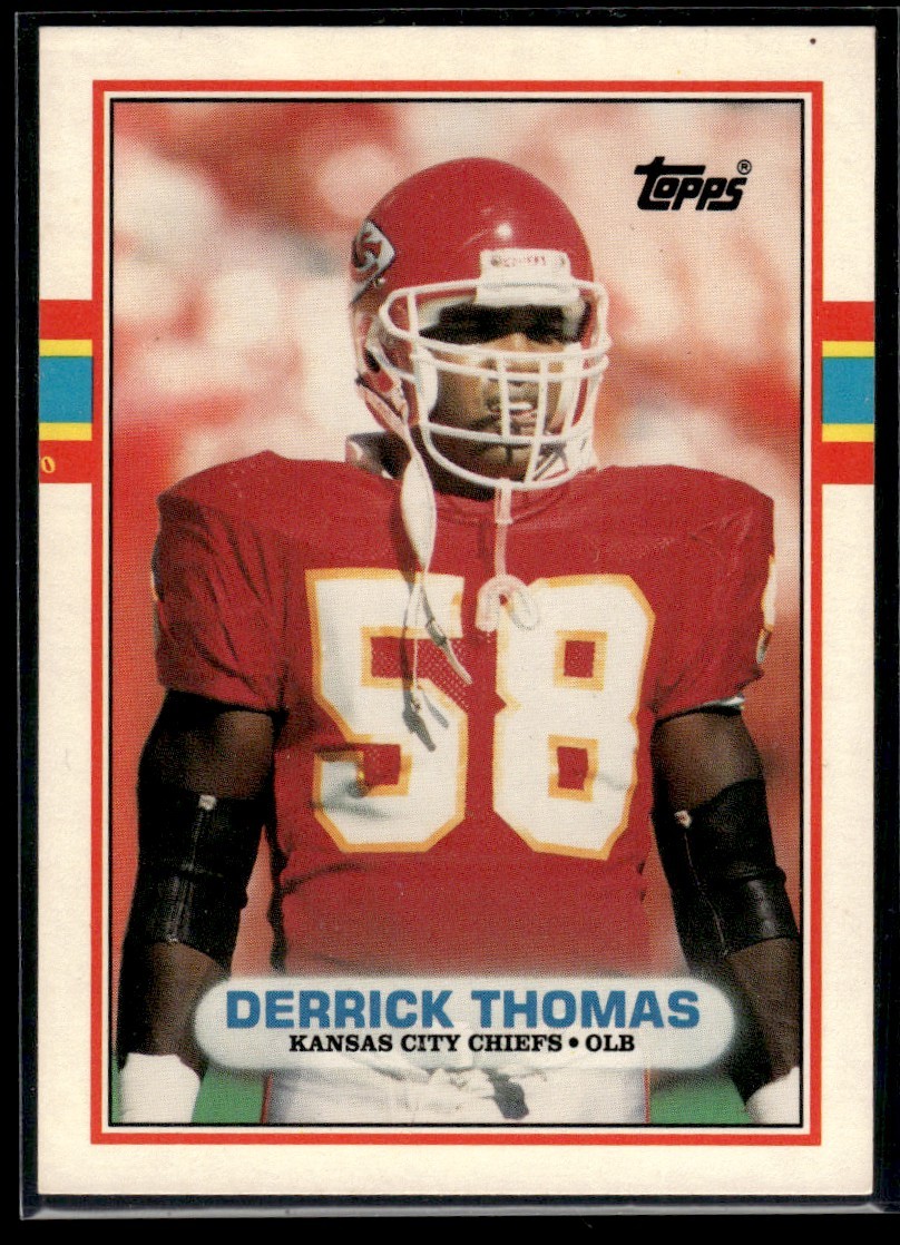 1989 Topps Traded Derrick Thomas Rookie Kansas City Chiefs #90T