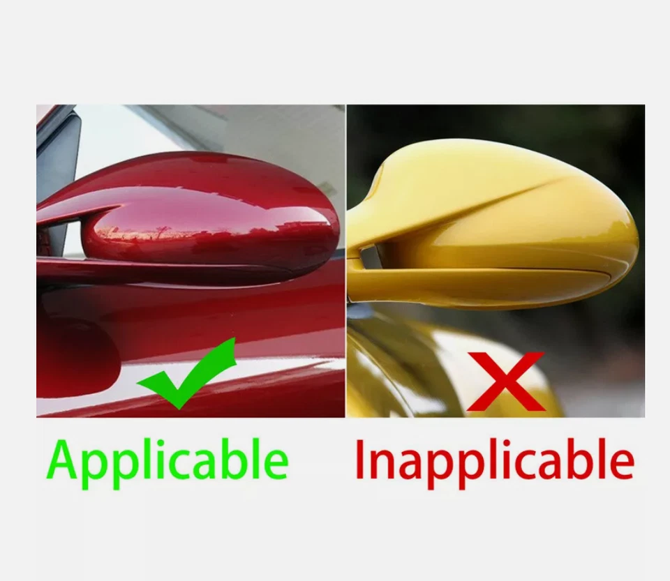 Tapas de espejos retrovisores de fibra de carbono real 1 par para Porsche 911 997 2005-2011 Foto 3 de 4