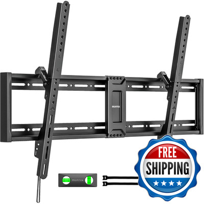 Montek Heavy Duty Tilt Tv Wall Mount For 43100 Large Flat Curved Tvs Holds 200