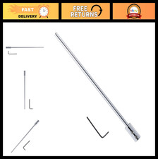 6-Inch Bathroom Sink Pop-Up Drain Extension Rod, Vertical/Horizontal Chrome Rod