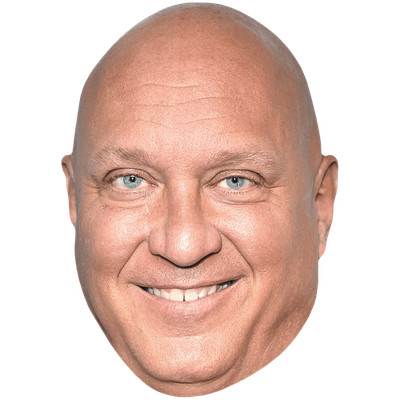 Steve Wilkos (Smile) Celebrity Mask, Flat Card Face, Fancy Dress Mask