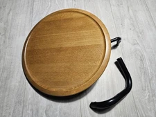 Ekornes Stressless 11" Adjustable Brown "Swing" Table RIGHT SIDE