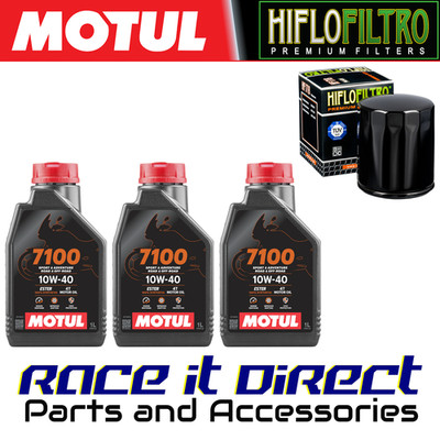 Öl & Filter für Harley FXDLI Dyna Low Rider EFI 2004-2006 MOTUL 7100 & HF