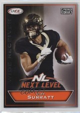 2021 Sage Premier Draft Next Level Orange Sage Surratt #42 0kz8